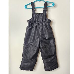 Falls Creek Kids Black Insulated Snow Bib Overalls‎ 18M